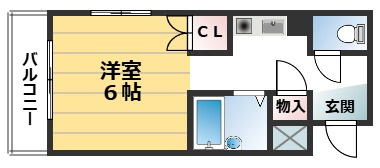サンリーベ衣笠の間取り