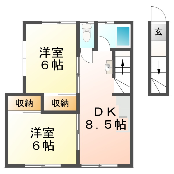 レシア星ヶ丘の間取り