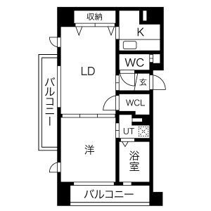 ルグラン弐番館の間取り
