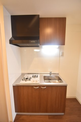 大阪市都島区東野田町５丁目の賃貸マンションのキッチン