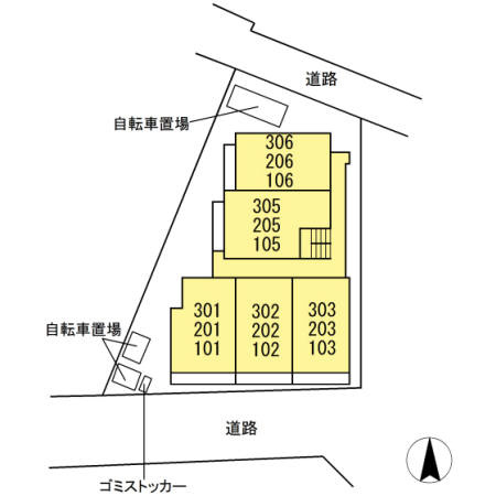 グランドゥールの区画図