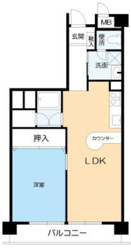 岡本パークマンションの間取り