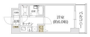ステージファースト小石川の間取り