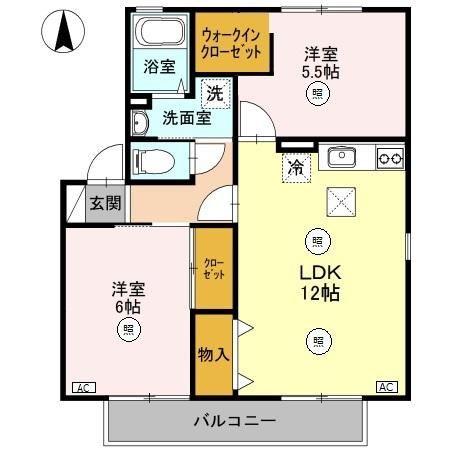 ピュアコートの間取り