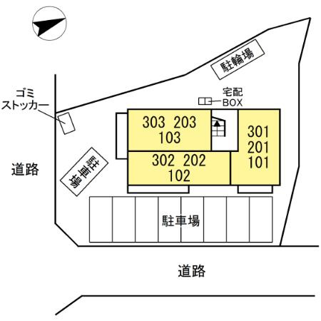 グランドール Ｋの区画図