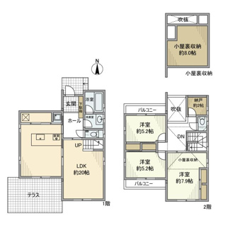 【間取り】 | 高幡戸建