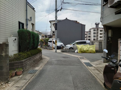 【前面道路含む現地写真】 | 山科区西野岸ノ下町　新築戸建