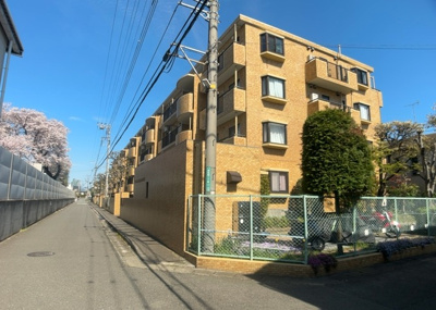 【外観】 | ライオンズマンション相模大野第弐Ａ館 | 外観はマンション管理がされているかの目安になります。築年数が古いと、壁面は劣化してひび割れが生じることも！建物が古びていても細かいところが修繕されていると、きちんと管理されているなぁと感じるでしょう。