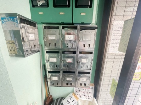 サンライズコーポのエントランス