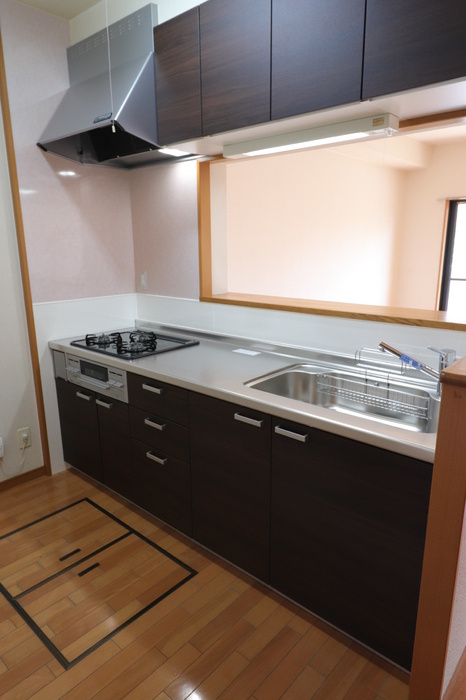 メゾンドームのキッチン|きれいなキッチンです