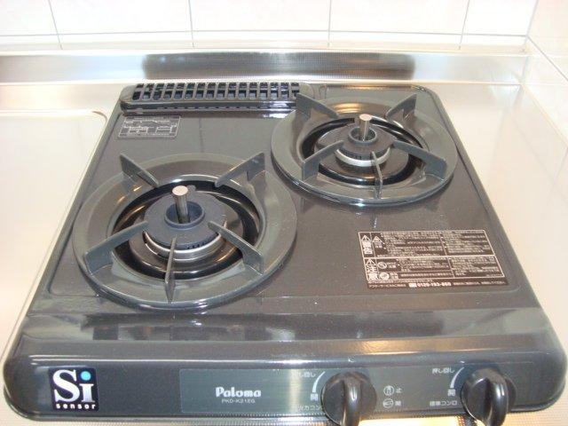 ヴィラ・サンライトⅡの設備|ガスコンロ（イメージ）