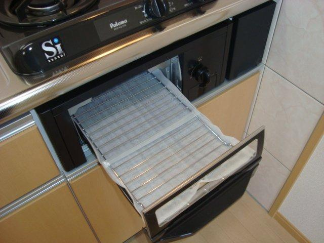 ヴィラ・サンライトⅡの設備|ガスコンロ　グリル（イメージ）