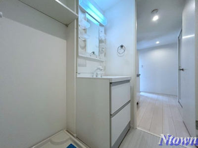 【洗面所】 | ベルフォーレ | 脱衣スペースもあります