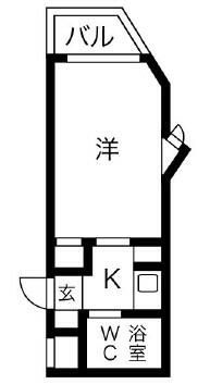 スカイコート宮崎台の間取り|間取りです。