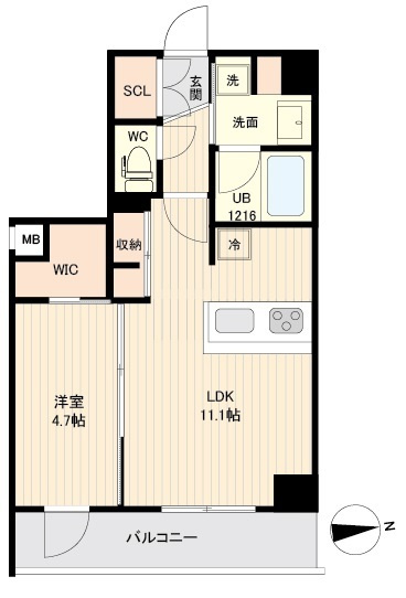 ORSUS大鳥居の間取り