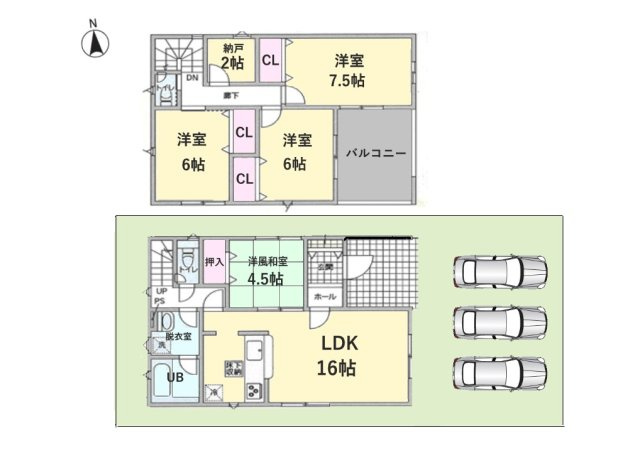 クレイドルガーデン富山市婦中町麦島　第１