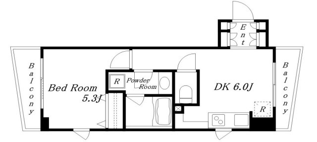 ドルフ後楽園ステーションフロントの間取り