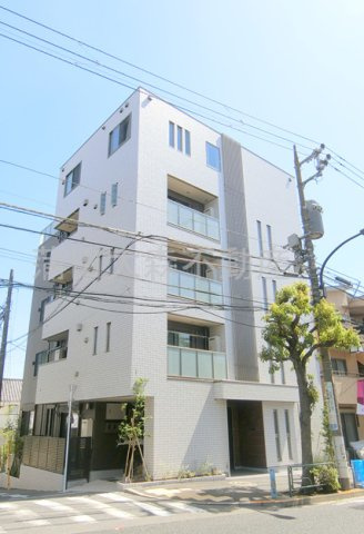 オーラヴァン池上の外観|2020年3月築　鉄骨造地上5階建て総戸数11戸
東京都大田区池上5丁目　東急池上線池上駅徒歩9分