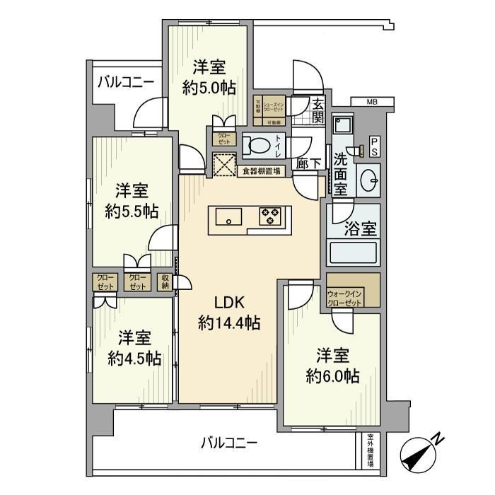ソルフィエスタ船堀の間取り