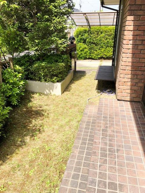 染井野戸建の庭