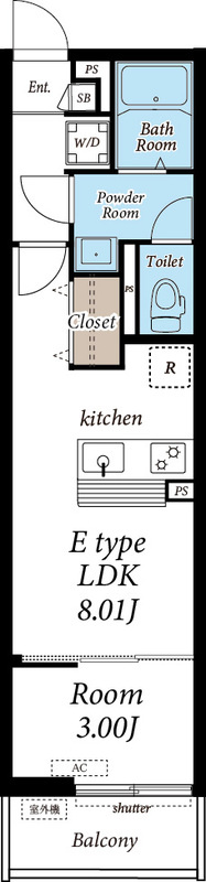 リブリ・MORE 1stの間取り