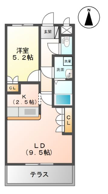 アイディールＫの間取り