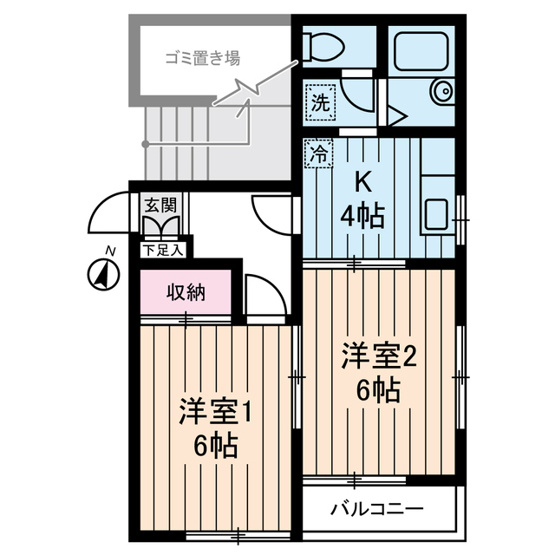 【間取り】 | ハイムけやき