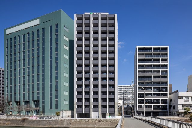 エンクレスト博多RIVERSIDEの外観