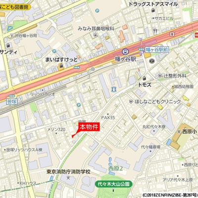 【地図】 | Ｊ’ｓコート幡ヶ谷