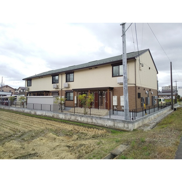 岐阜市川部６丁目のアパートの外観