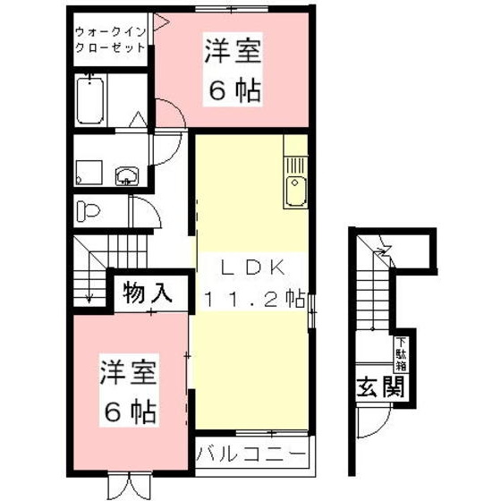 ワームスの間取り