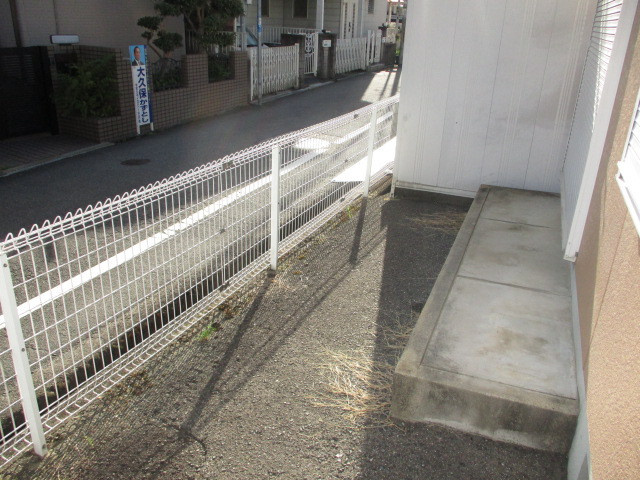 ハイツ池田Ｂのバルコニー