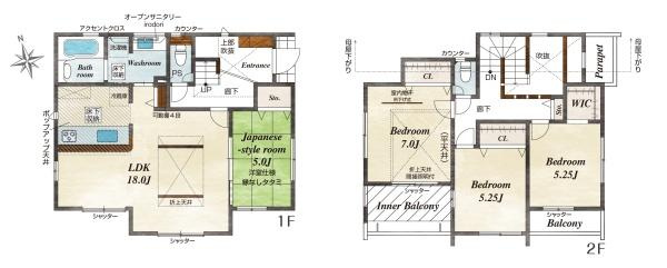 大和市上和田の新築一戸建
