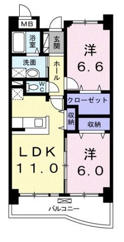 【間取り】 | サンバーストＭ