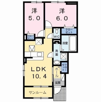【間取り】 | ボヌールメゾンＡ