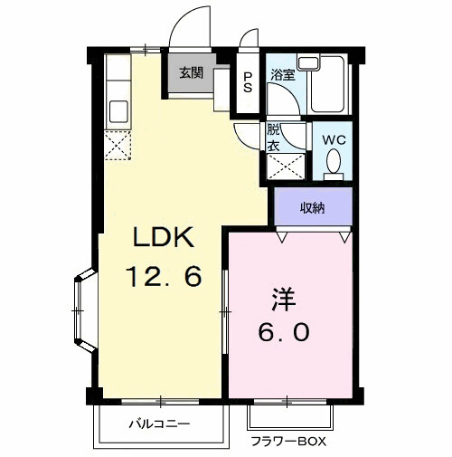 メゾンドセシボンの間取り
