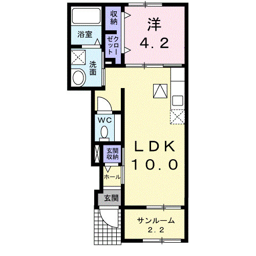 司レジデンスの間取り