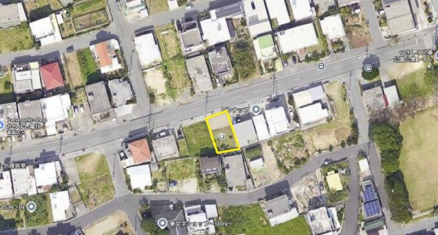 南城市つきしろ57坪土地の地図