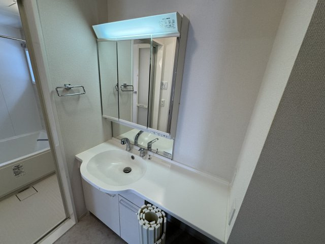 クラタス平野3の独立洗面台