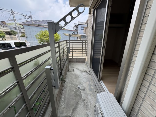 クラタス平野3のバルコニー