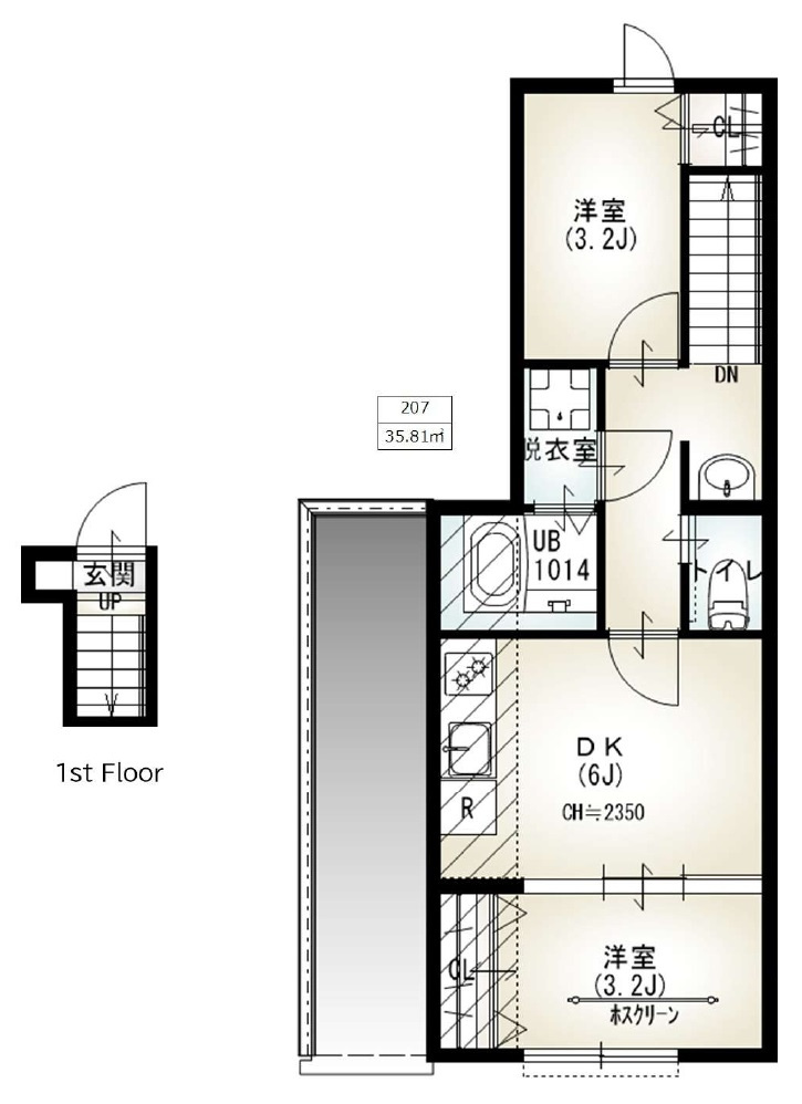 板橋区成増４丁目のアパート