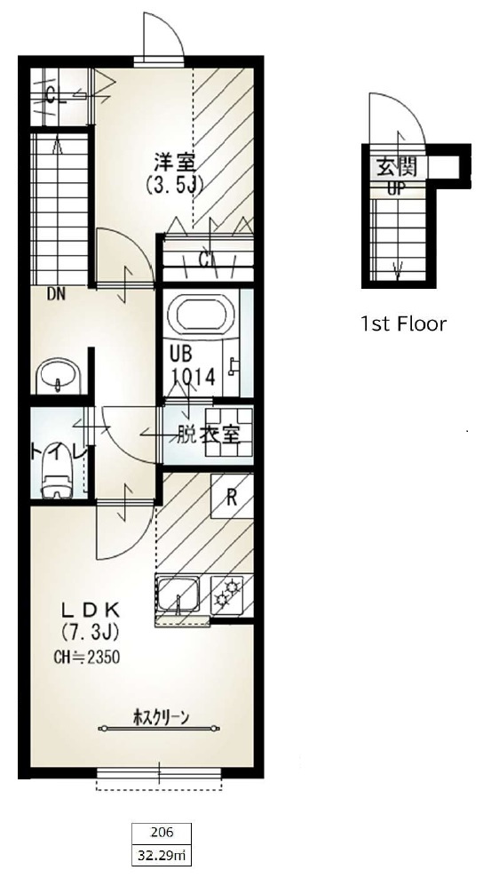 板橋区成増４丁目のアパート