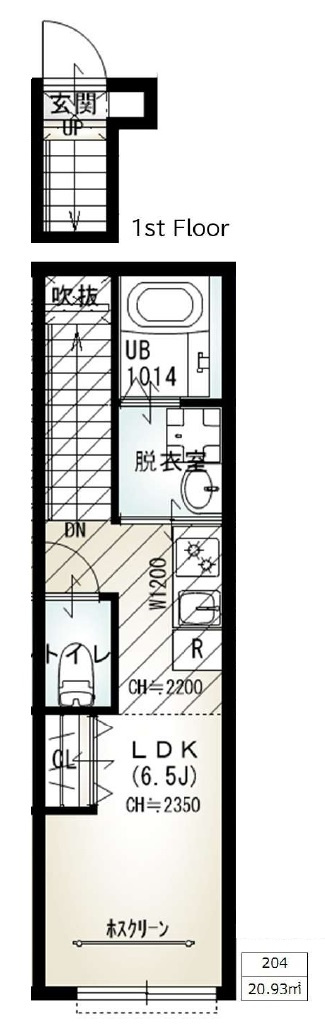 板橋区成増４丁目のアパート