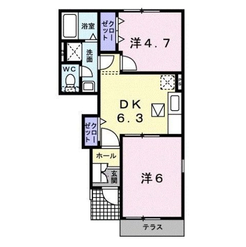 【間取り】 | ゴールデンパールＡ