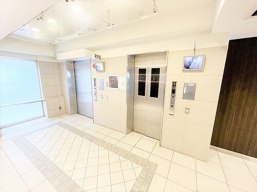 ライオンズタワー平和大通りシティマークスのその他|エレベーターホール　※2022年9月撮影