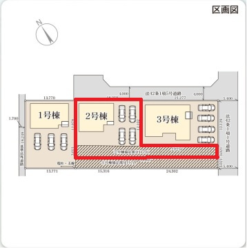 【区画図】 |  LiveleGarden.S第2古河諸川　