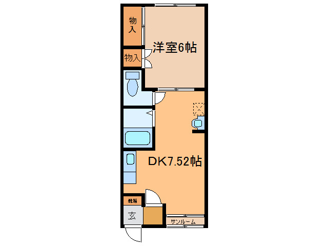 サニーエストの間取り