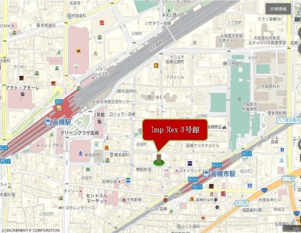 ImpRex 3号館の地図
