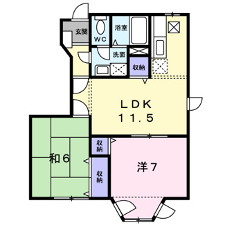 【間取り】 | コーポ中谷戸Ⅴ
