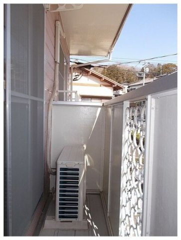 エルディム髙田のバルコニー